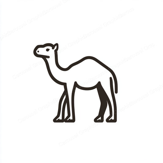 Camel Vector Graphic preview