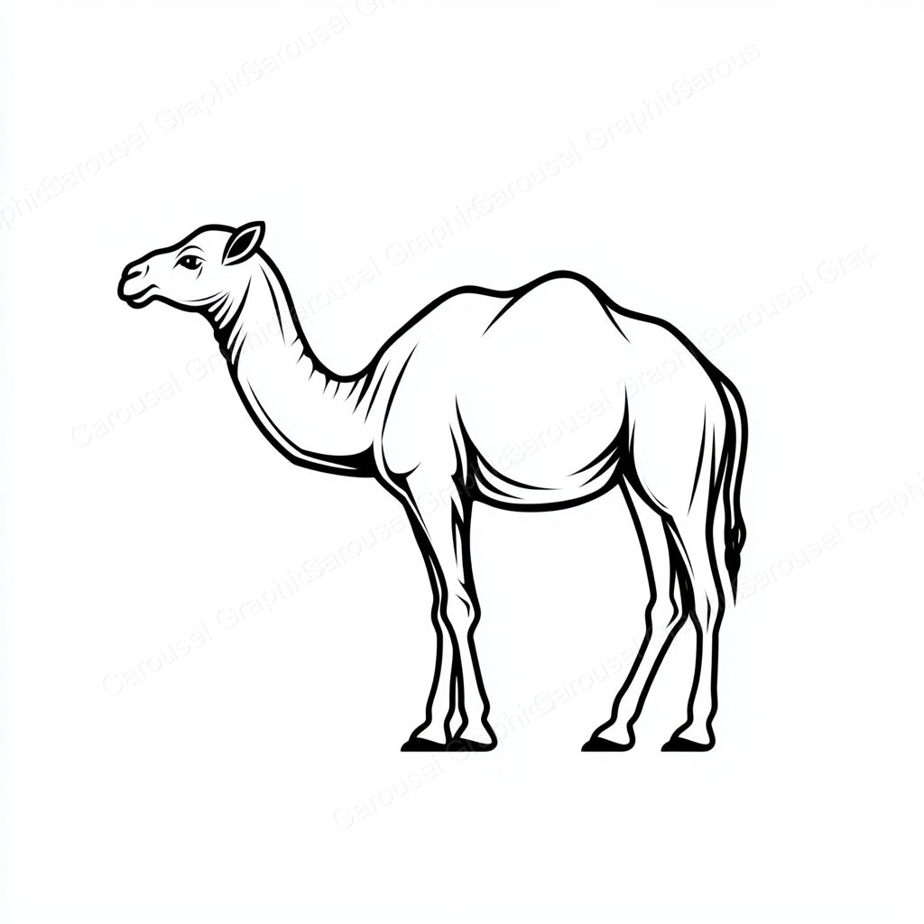 Camel Vector Graphic preview