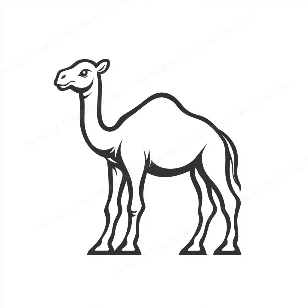 Camel Vector Graphic preview