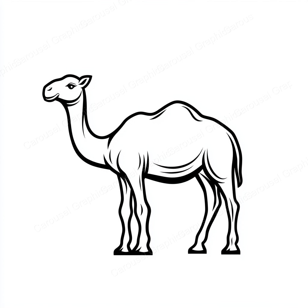 Camel Vector Graphic preview