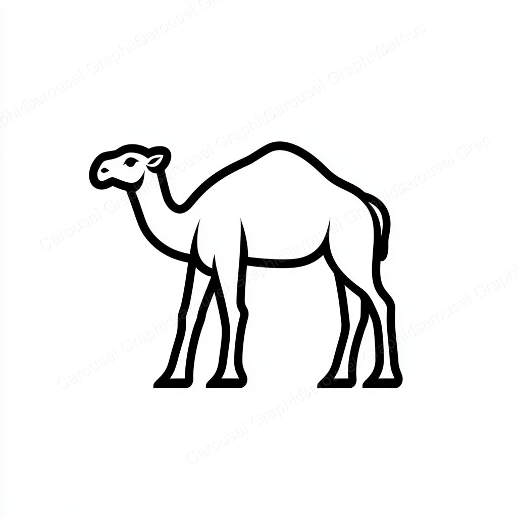 Camel Vector Graphic preview