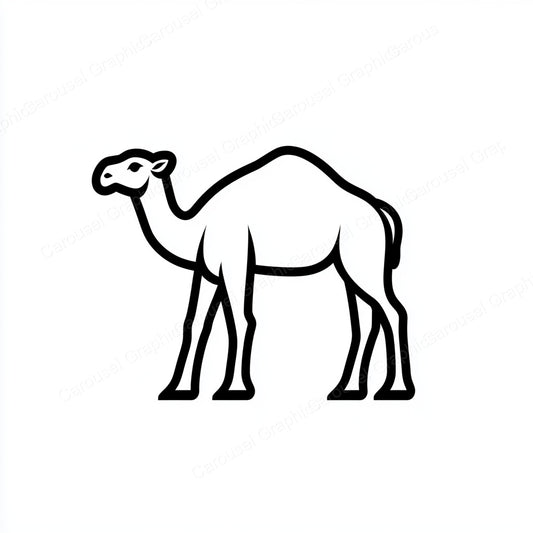 Camel Vector Graphic preview