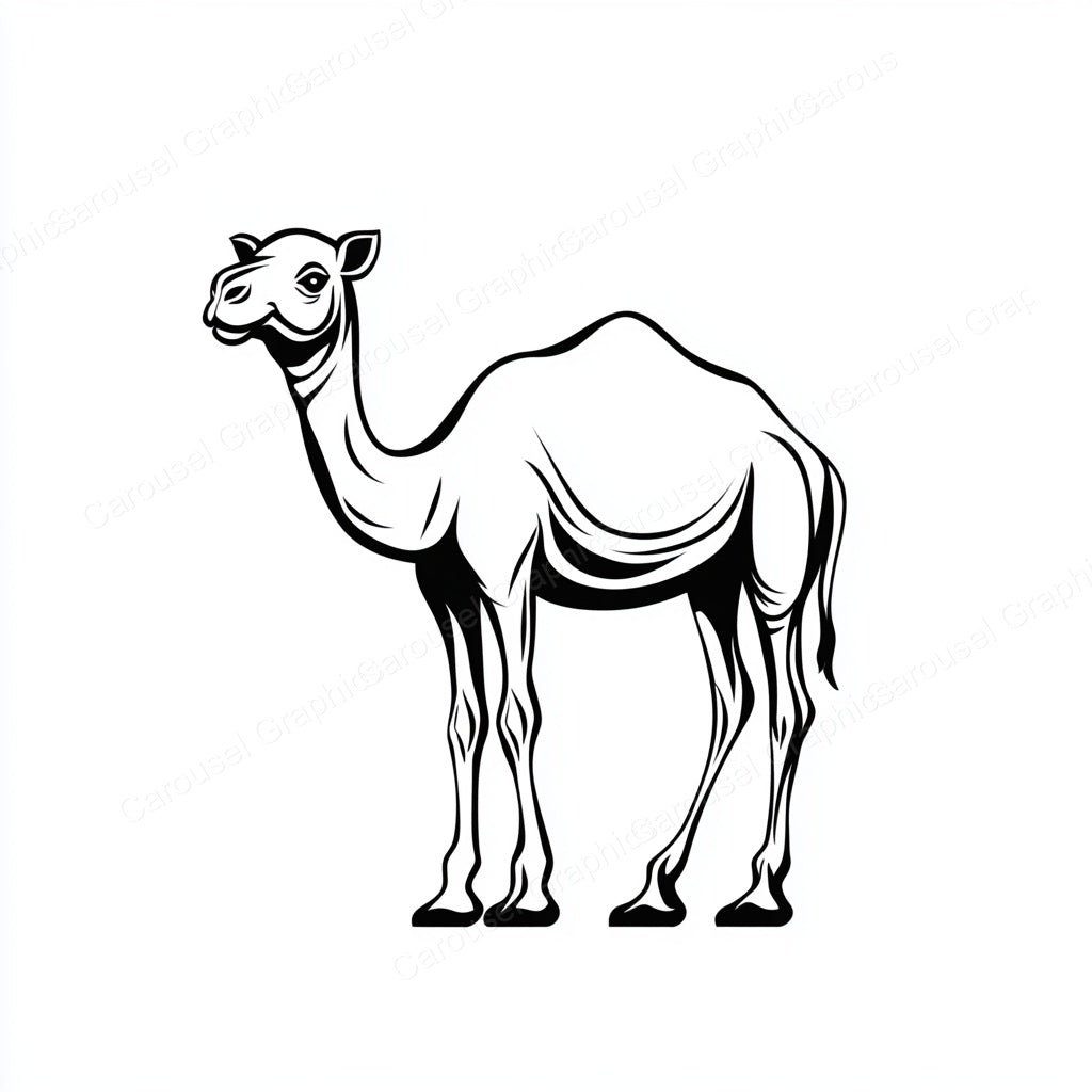 Camel Vector Graphic preview