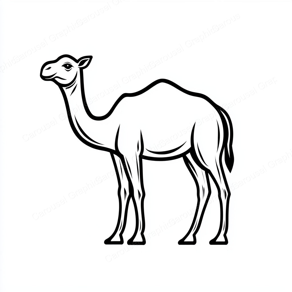 Camel Vector Graphic preview