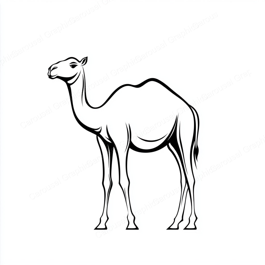 Camel Vector Graphic preview