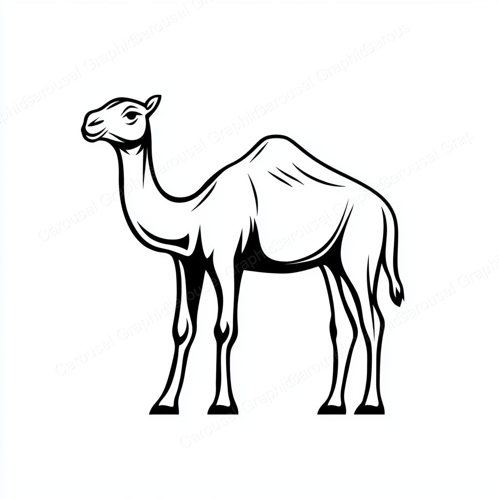Camel Vector Graphic preview