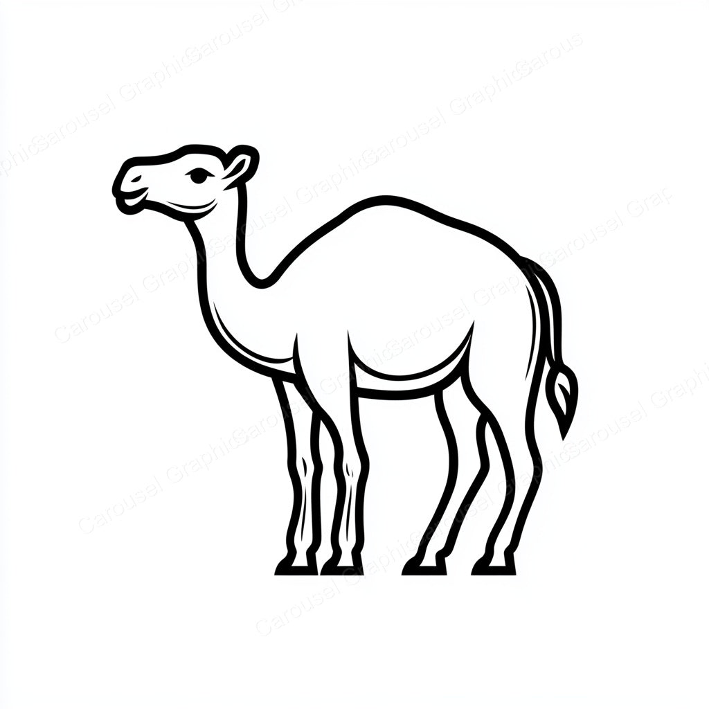 Camel Vector Graphic preview