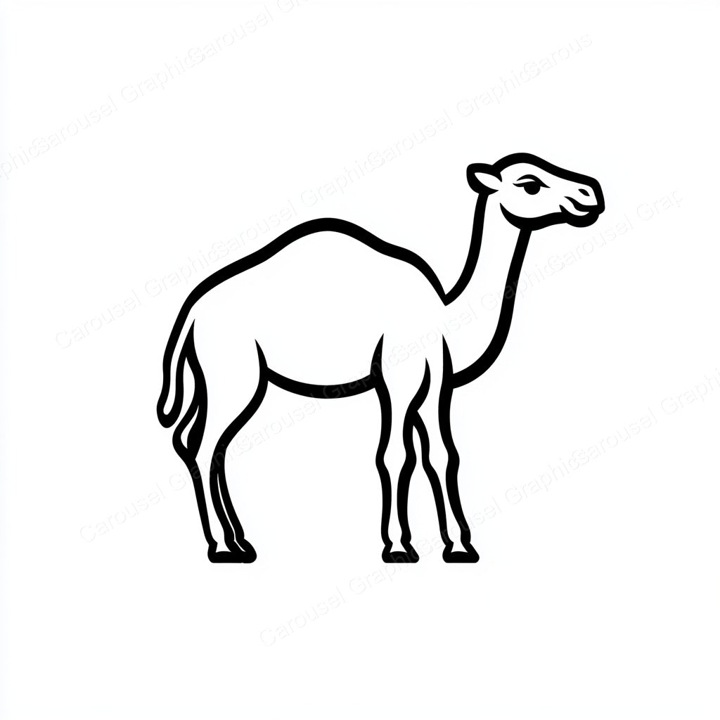 Camel Vector Graphic preview