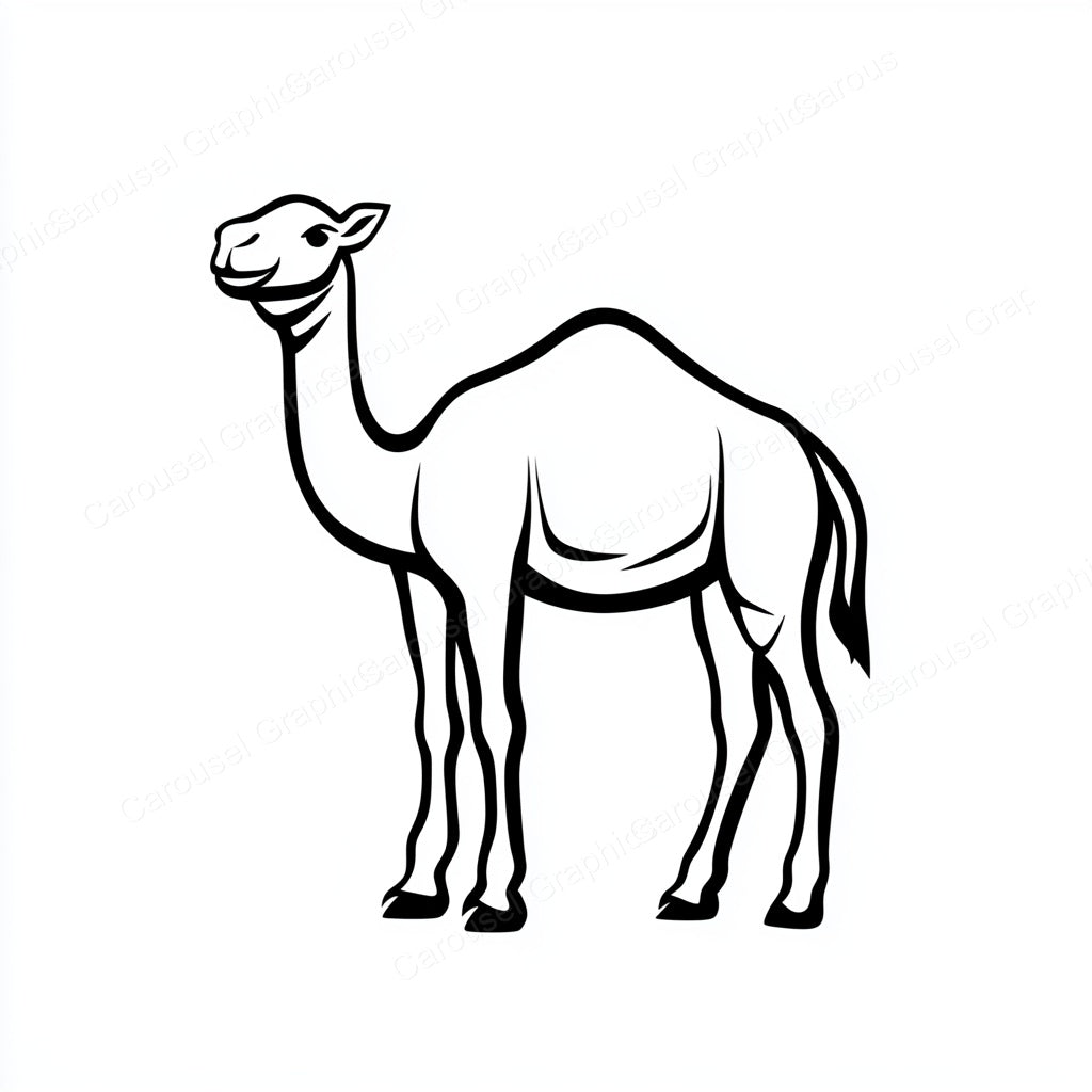 Camel Vector Graphic preview