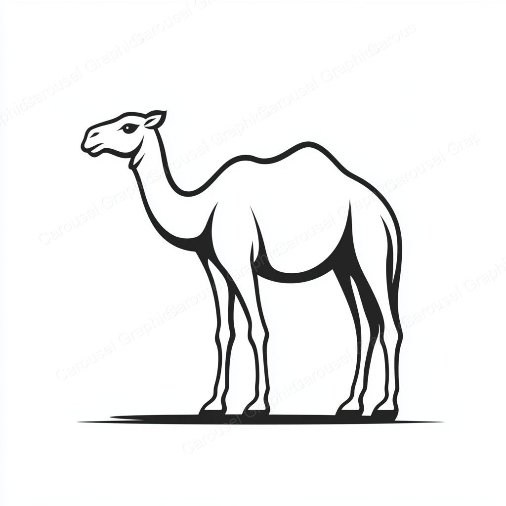Camel Vector Graphic preview