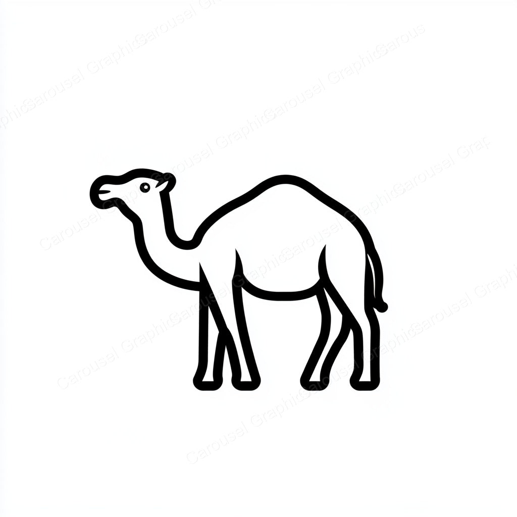 Camel Vector Graphic preview