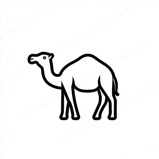 Camel Vector Graphic preview