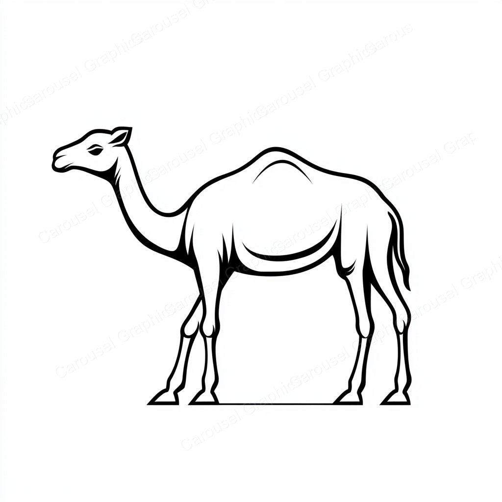 Camel Vector Graphic preview