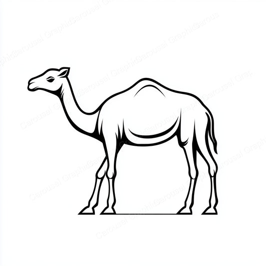 Camel Vector Graphic preview
