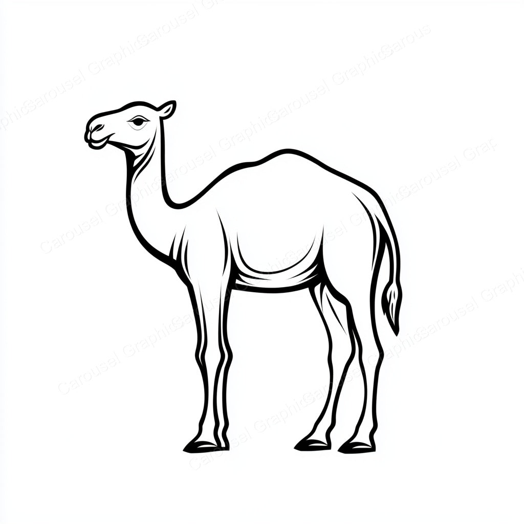 Camel Vector Graphic preview