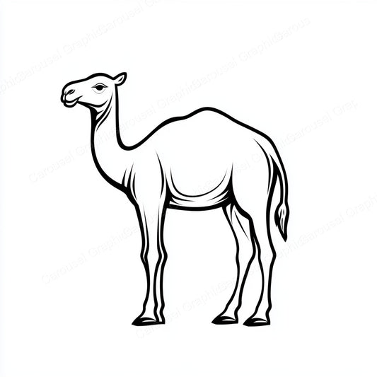 Camel Vector Graphic preview