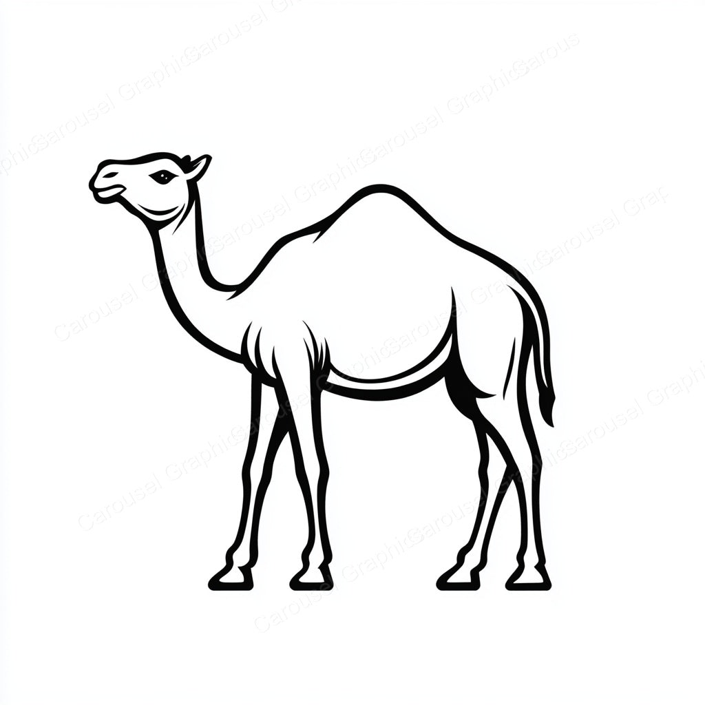 Camel Vector Graphic preview