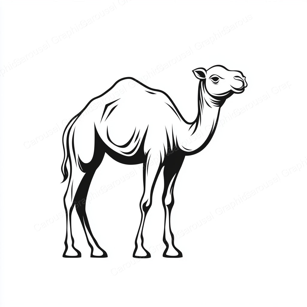 Camel Vector Graphic preview