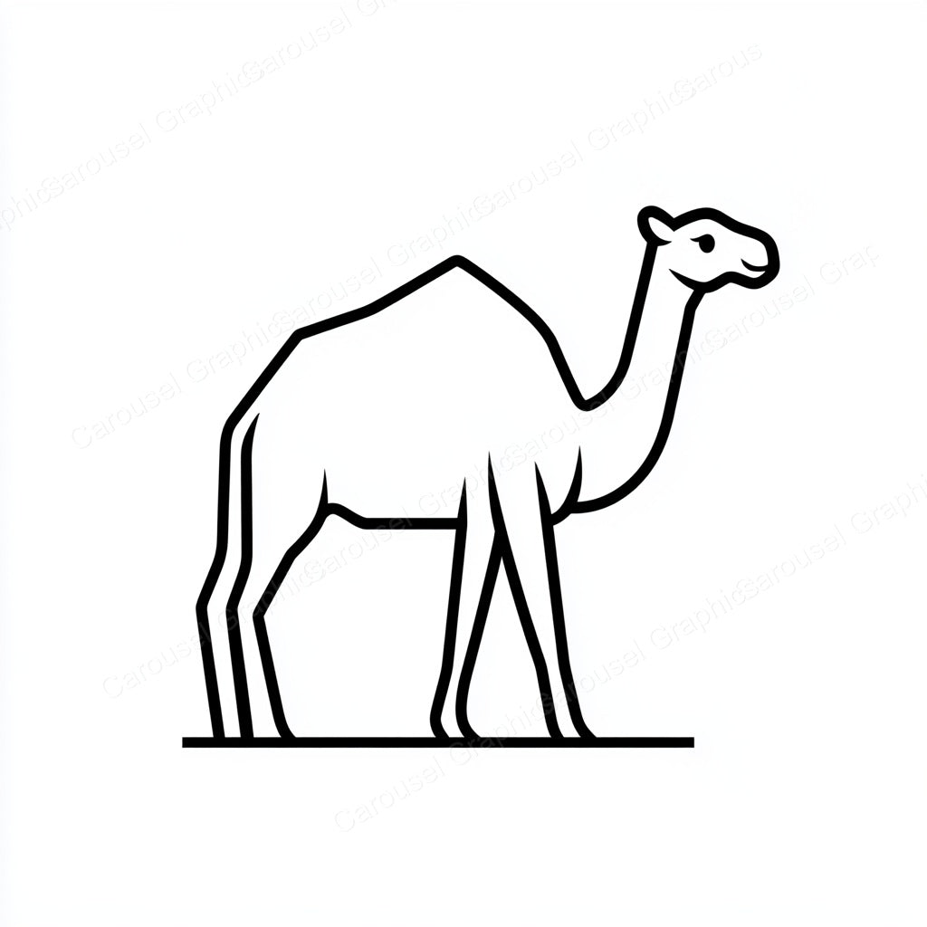 Camel Vector Graphic preview