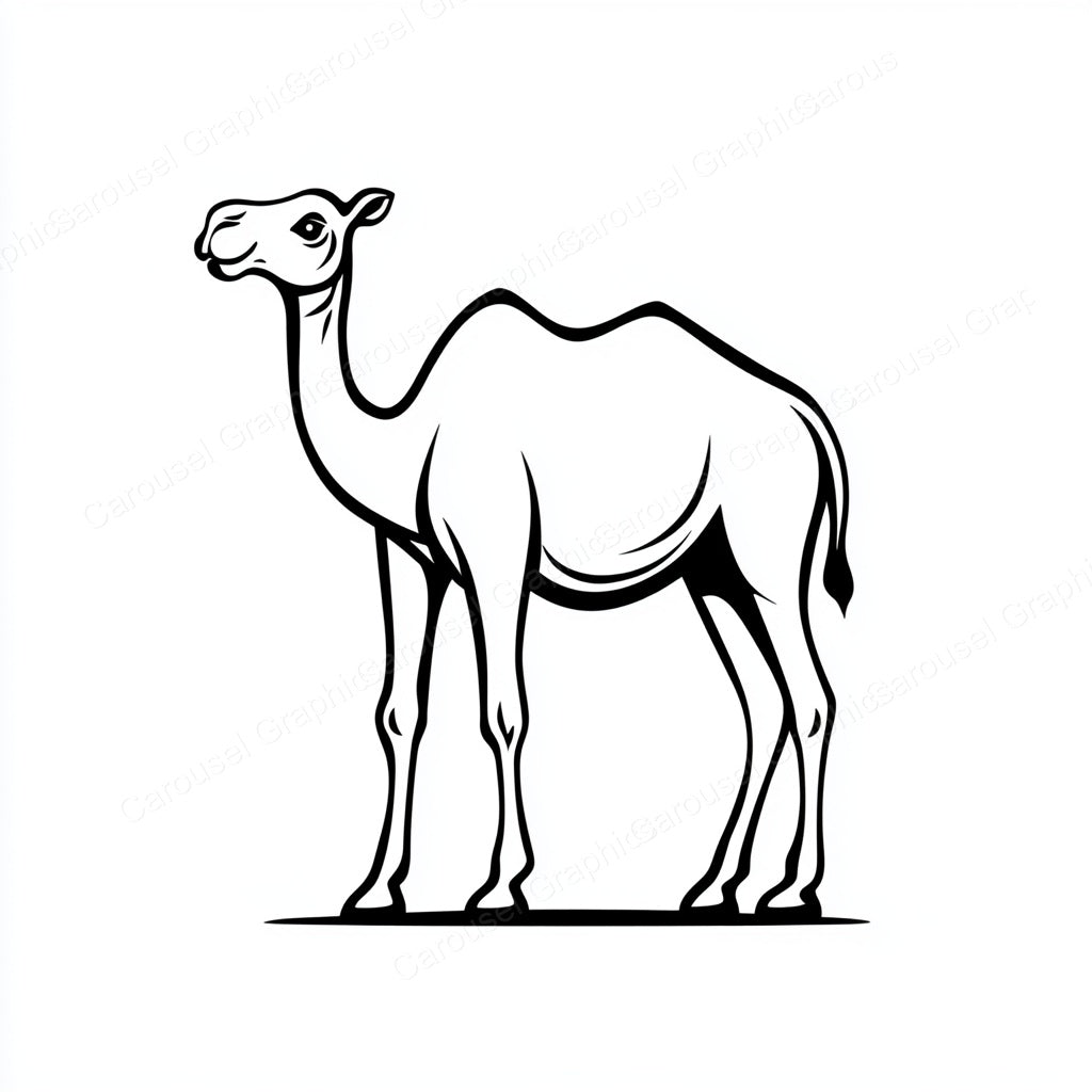 Camel Vector Graphic preview