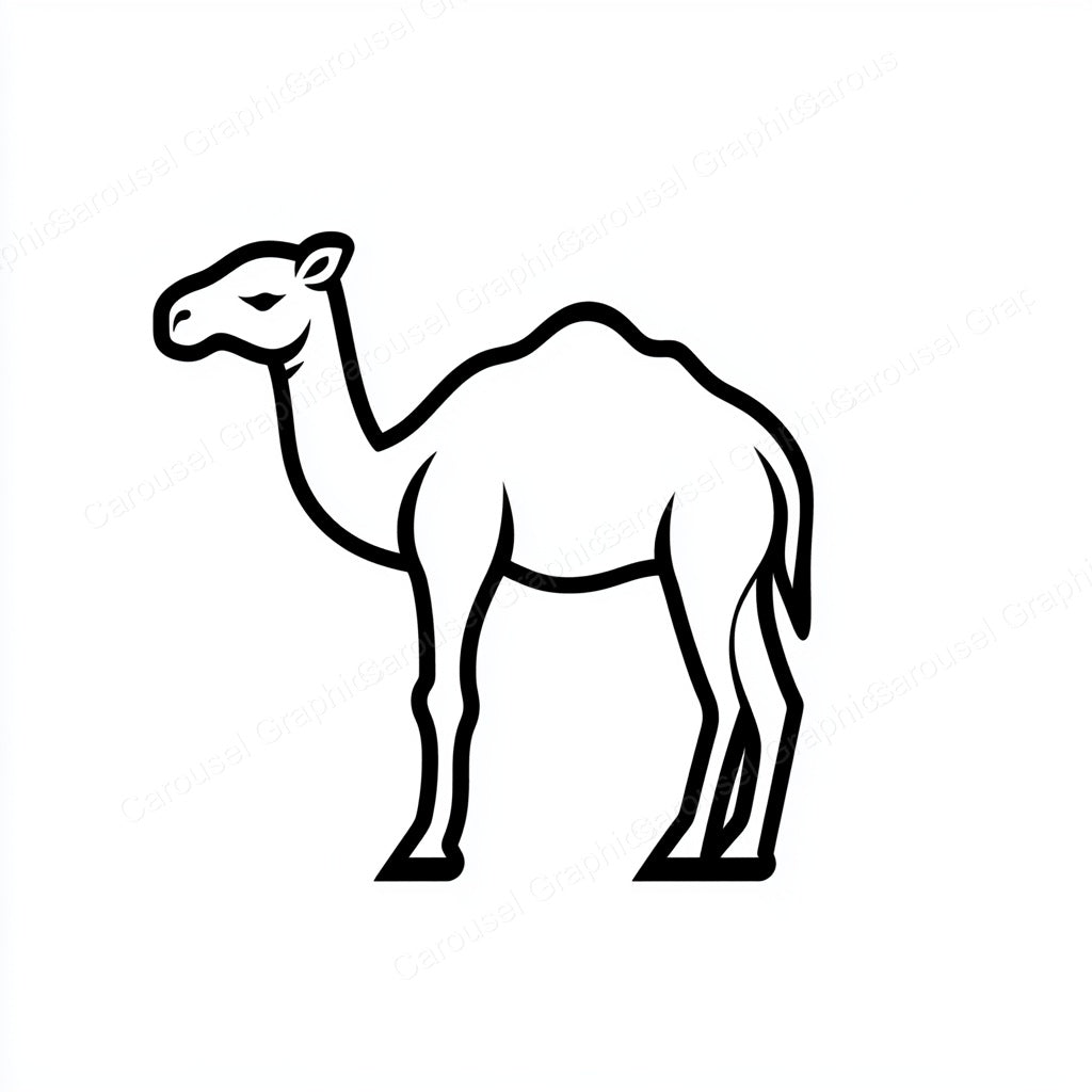 Camel Vector Graphic preview