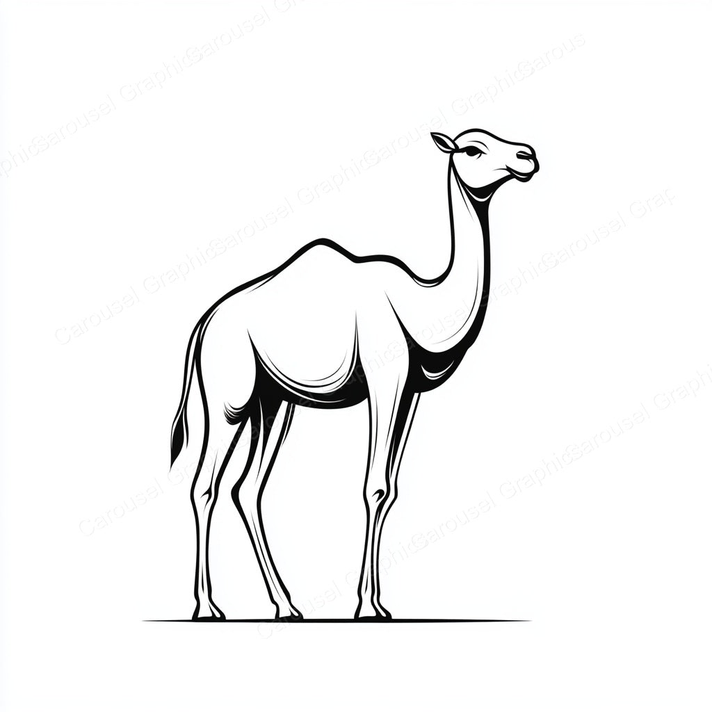 Camel Vector Graphic preview