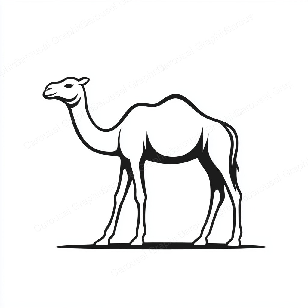 Camel Vector Graphic preview