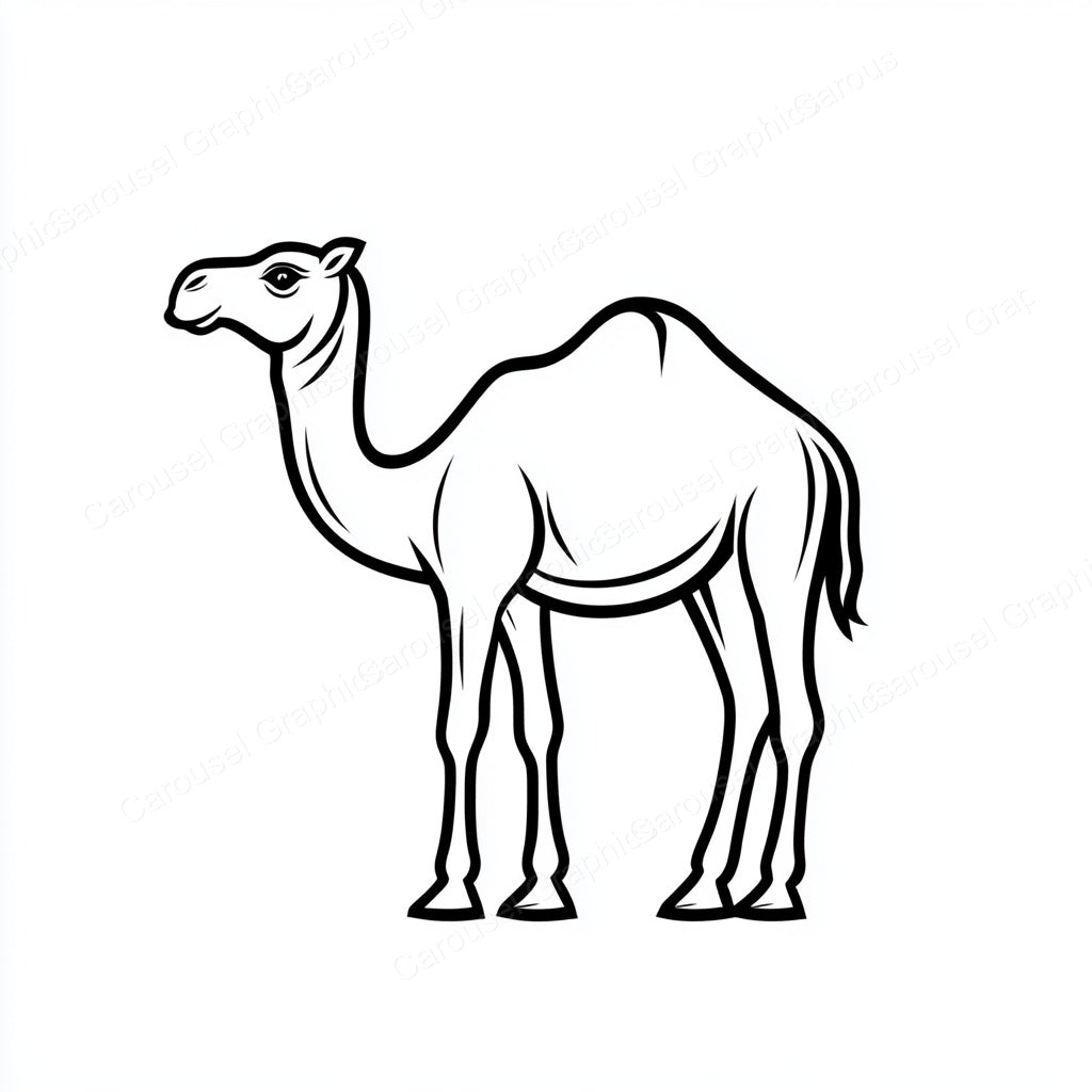 Camel Vector Graphic preview