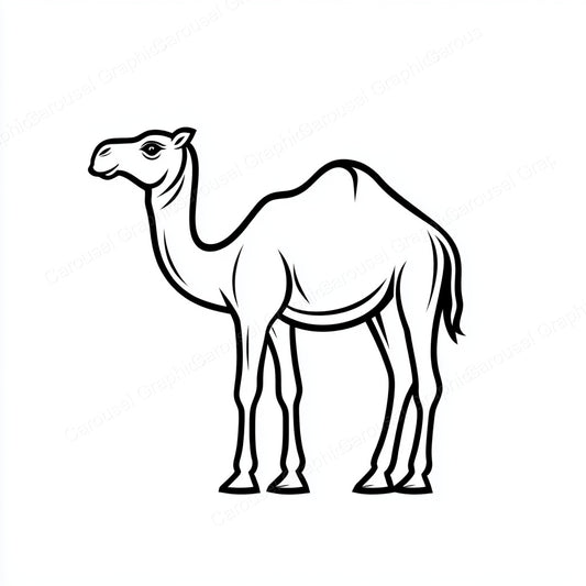 Camel Vector Graphic preview