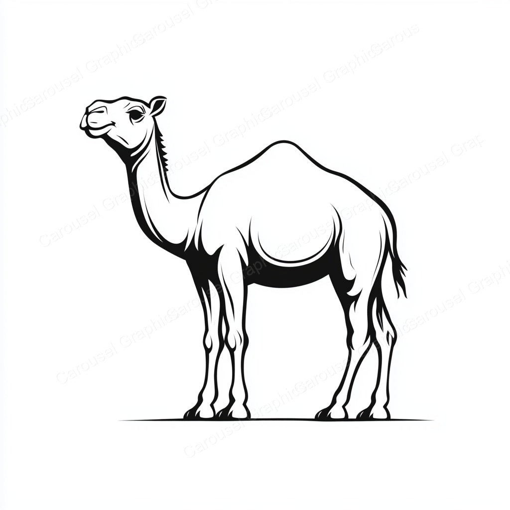 Camel Vector Graphic preview