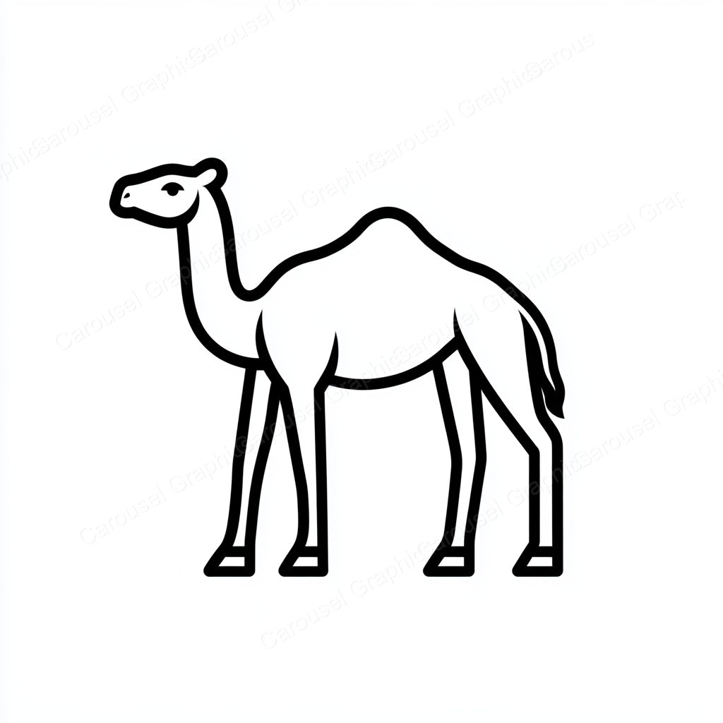 Camel Vector Graphic preview