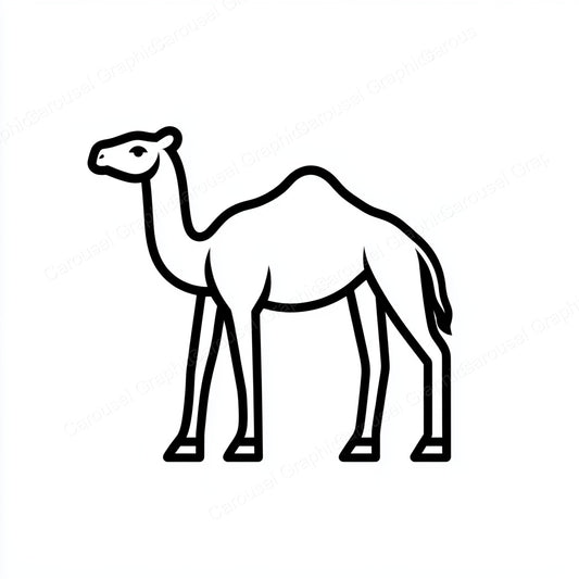 Camel Vector Graphic preview