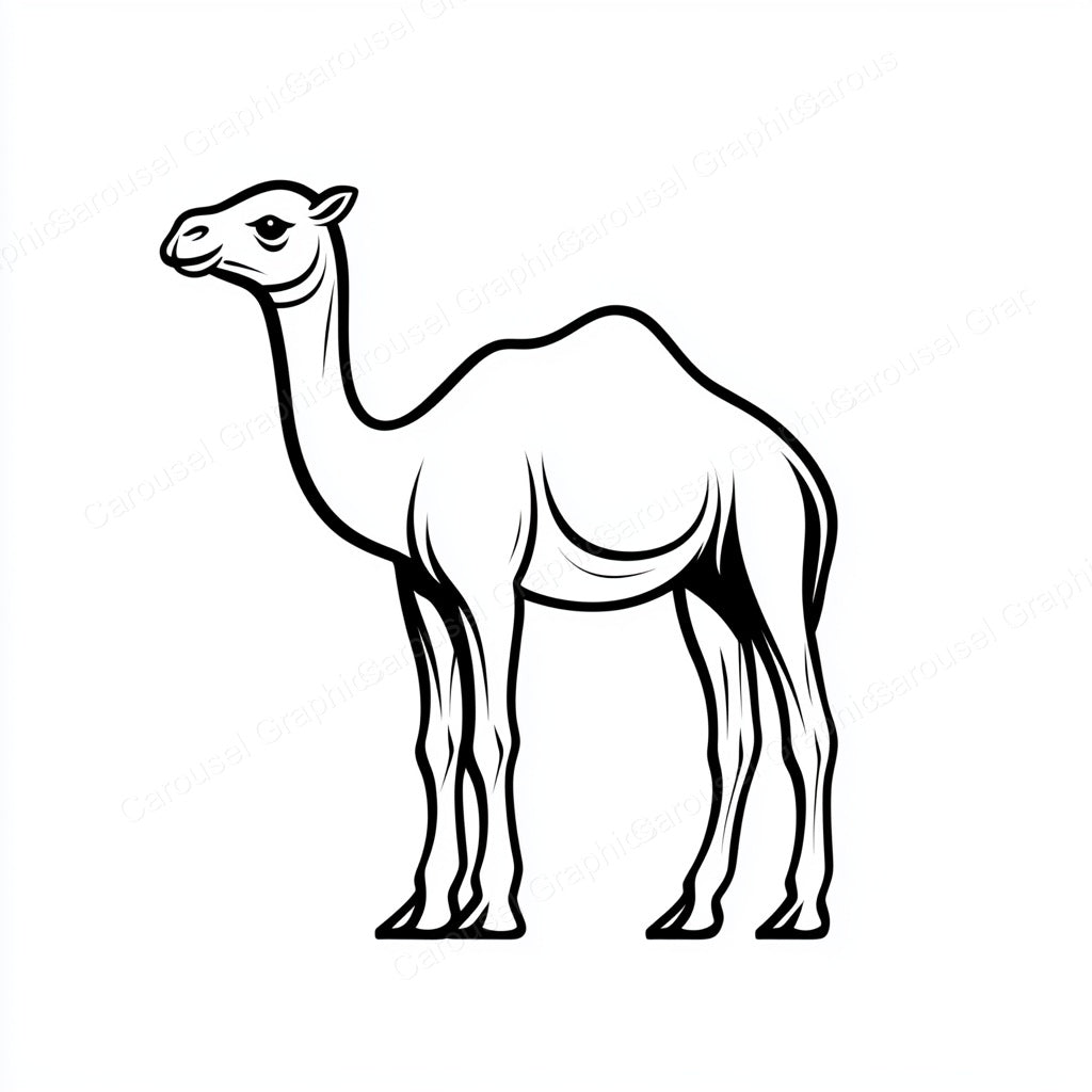 Camel Vector Graphic preview