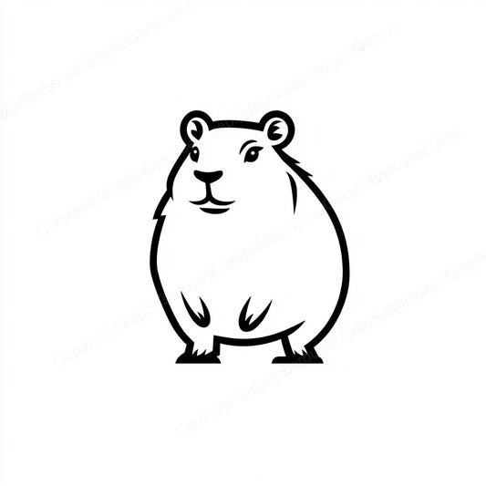 Capybara Vector Graphic preview