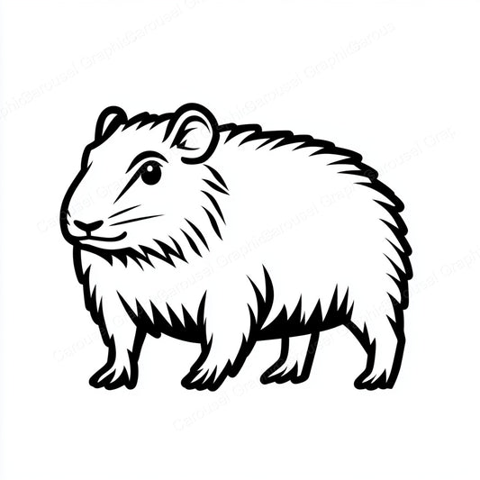 Capybara Vector Graphic preview