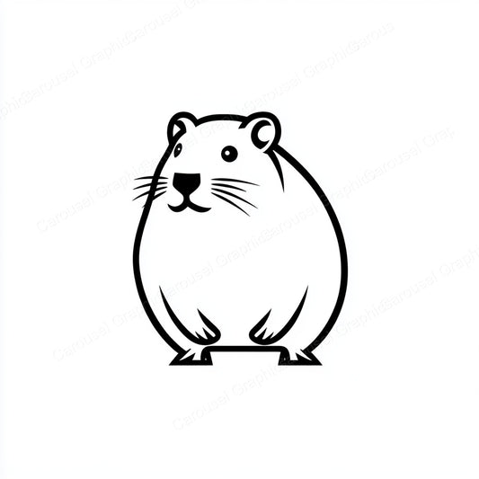 Capybara Vector Graphic preview