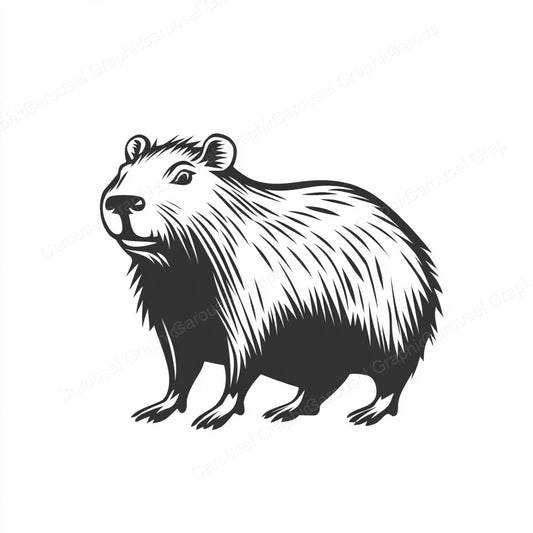 Capybara Vector Graphic preview