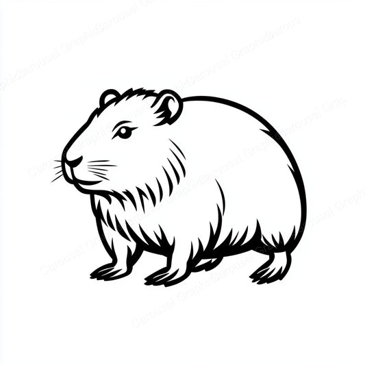 Capybara Vector Graphic preview