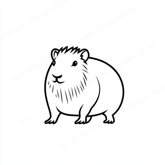 Capybara Vector Graphic preview