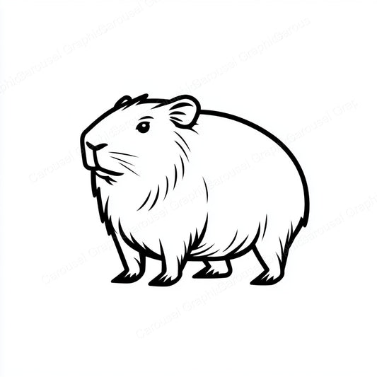 Capybara Vector Graphic preview