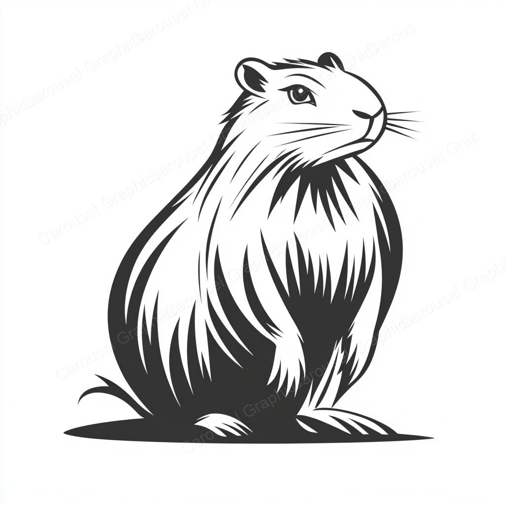 Capybara Vector Graphic preview