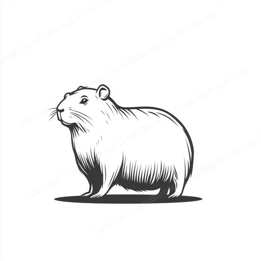 Capybara Vector Graphic preview
