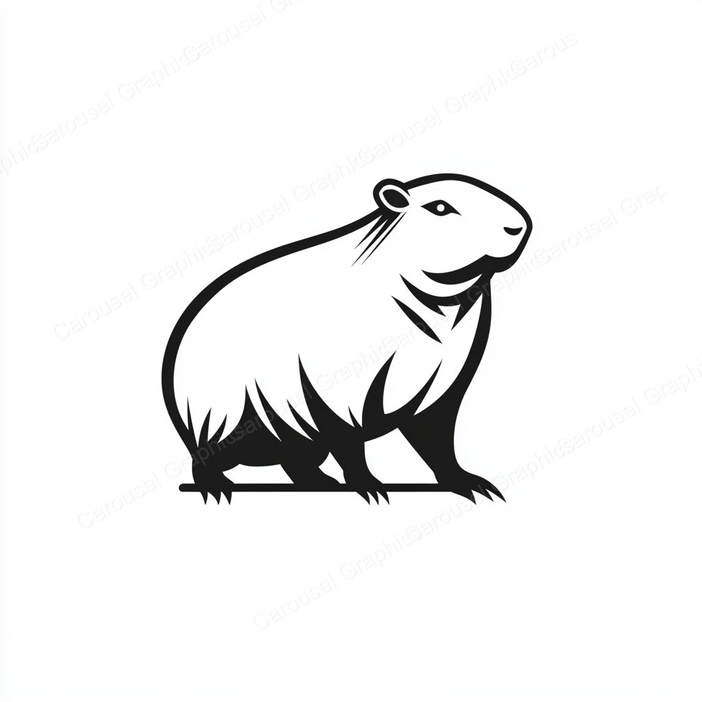 Capybara Vector Graphic preview