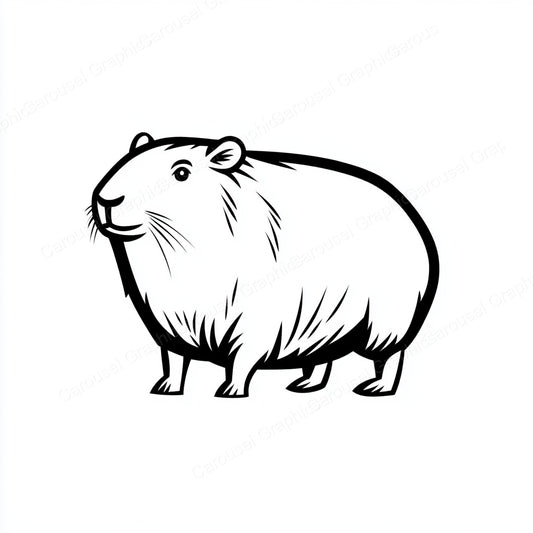 Capybara Vector Graphic preview