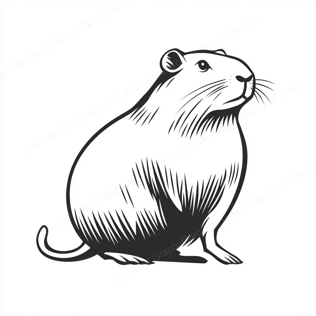 Capybara Vector Graphic preview