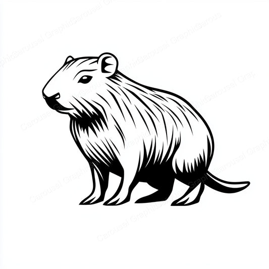 Capybara Vector Graphic preview