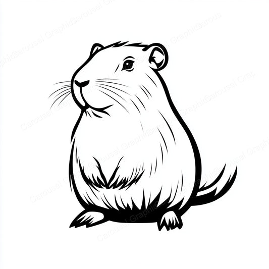 Capybara Vector Graphic preview