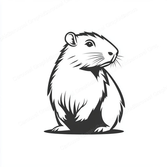 Capybara Vector Graphic preview