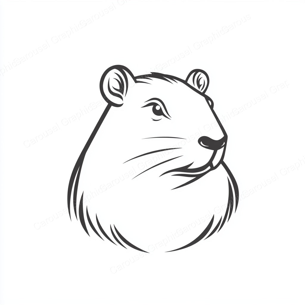 Capybara Vector Graphic preview