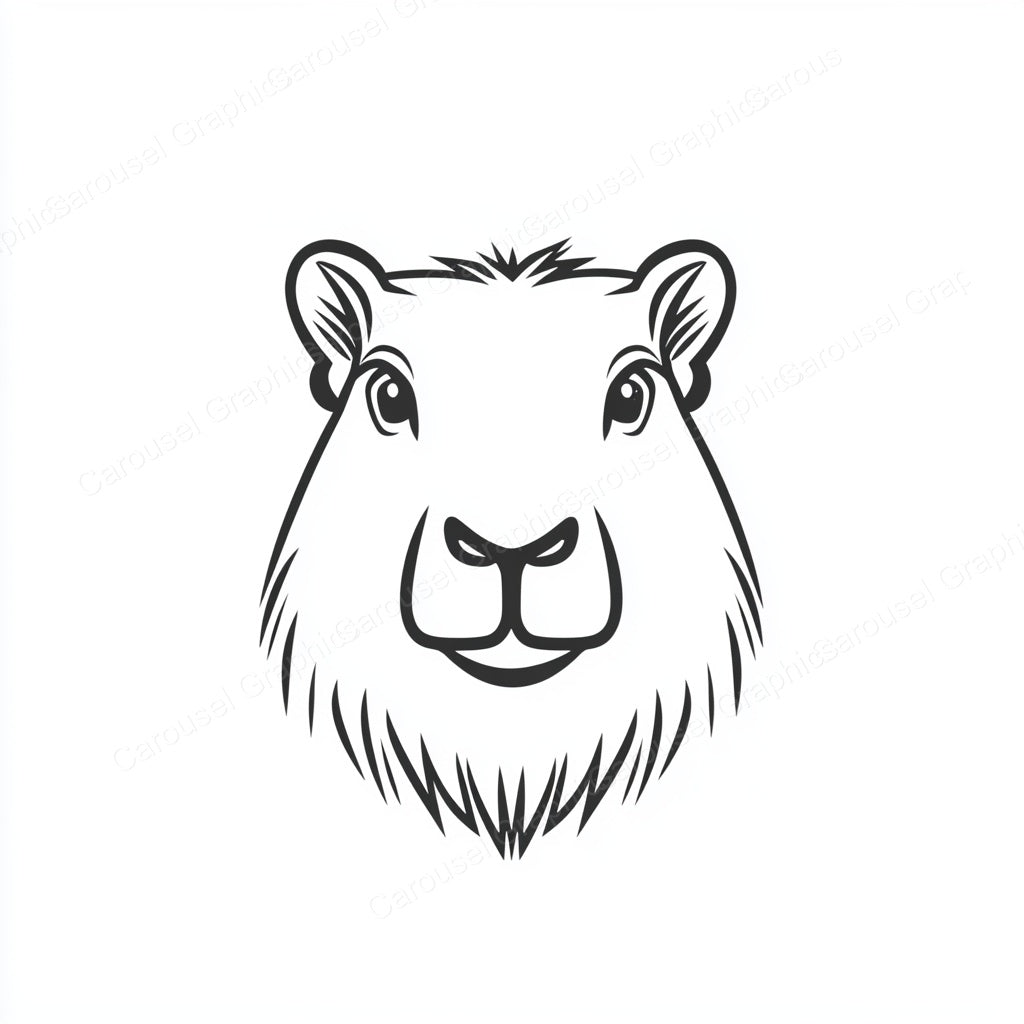 Capybara Vector Graphic preview
